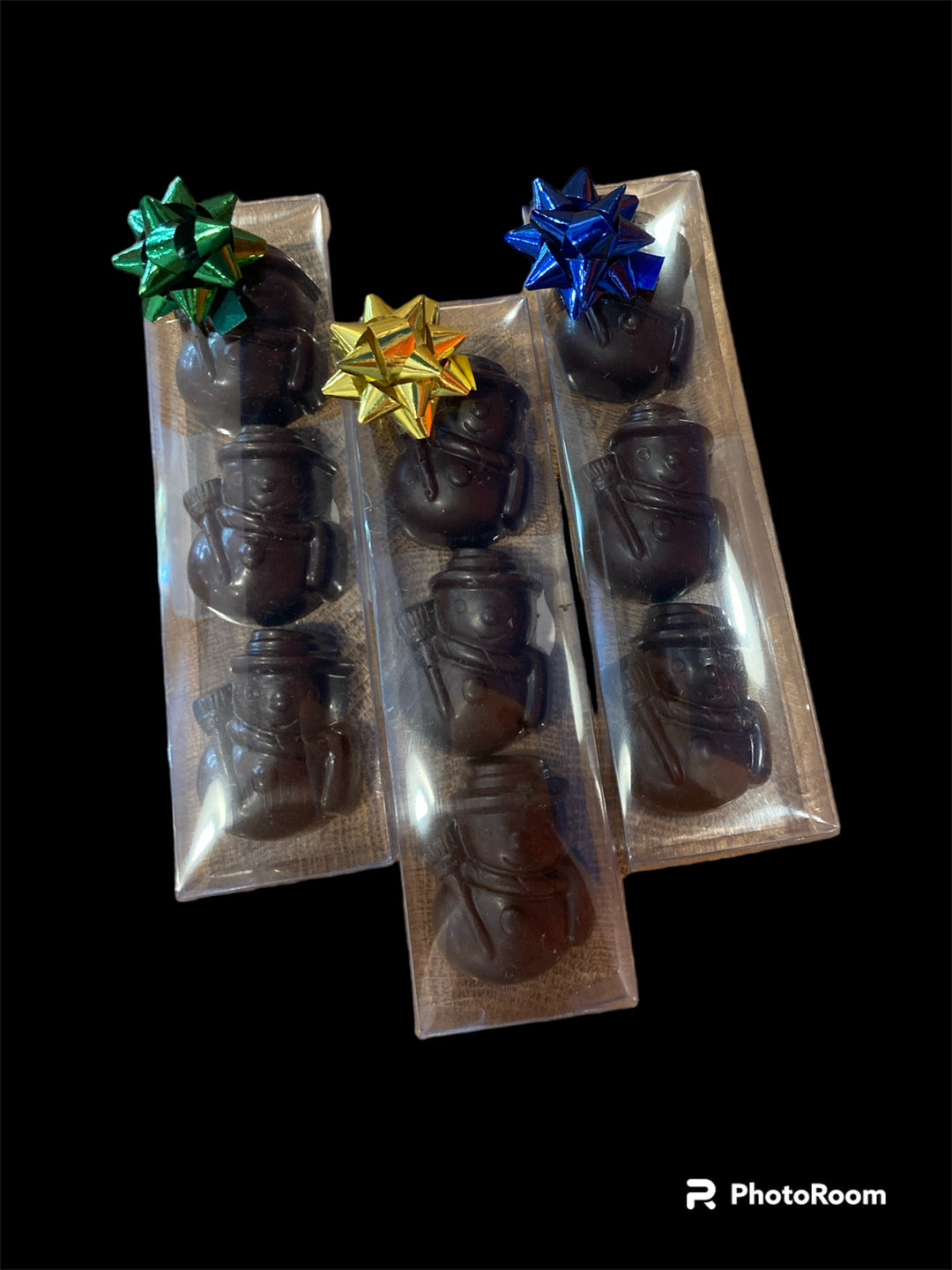 Chocolate Peanut Butter Snowmen