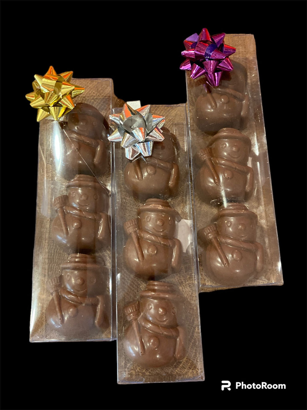 Chocolate Peanut Butter Snowmen