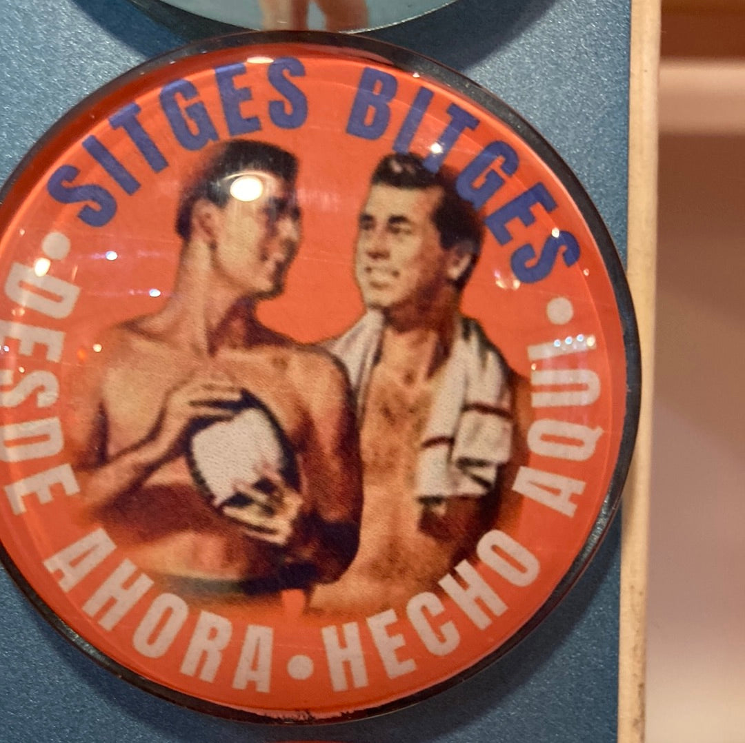 Sitges Bitges Glass Magnet