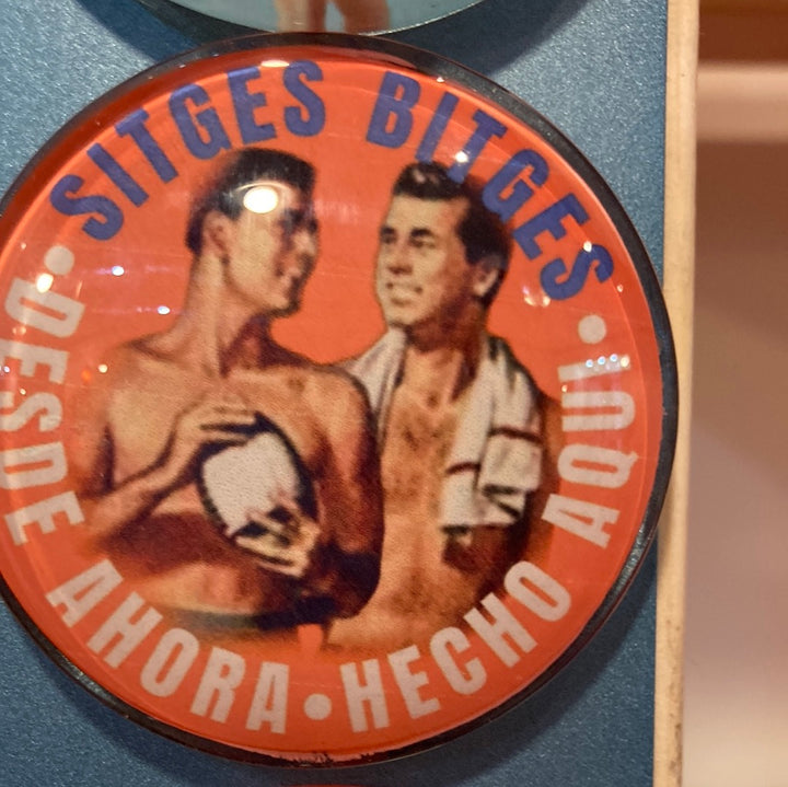 Sitges Bitges Glass Magnet
