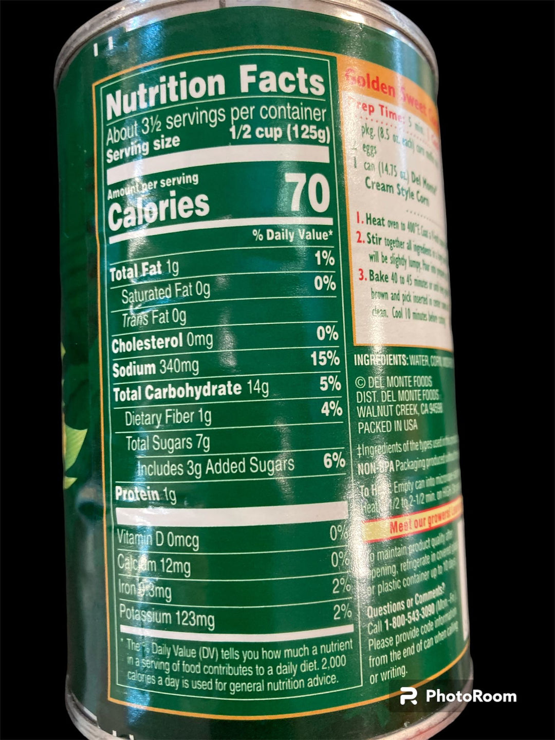 Del Monte Creamed Corn