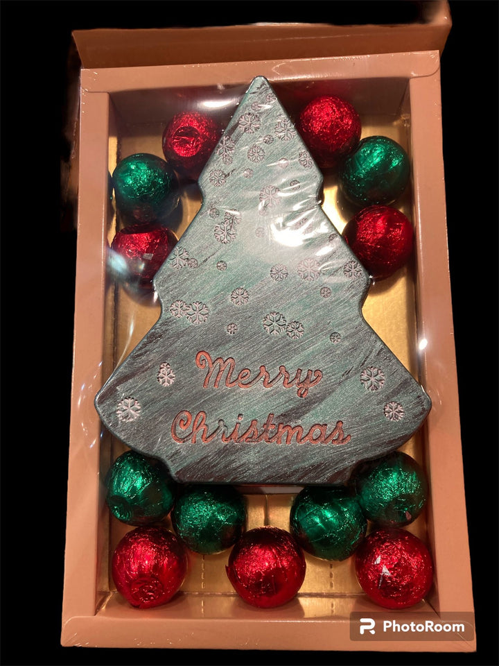Chocolate Christmas Tree Candy Box