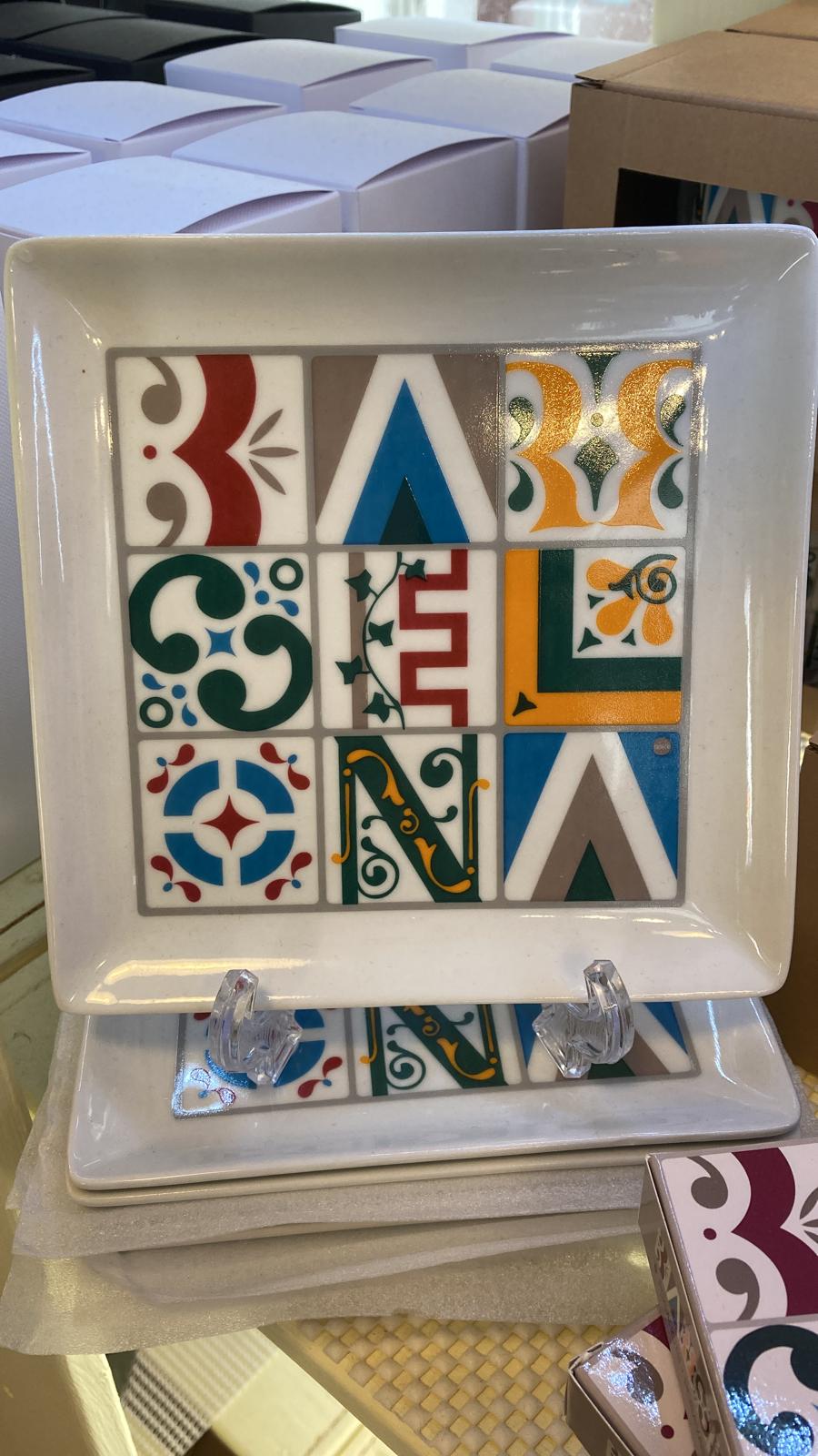 Barcelona Tile Plate
