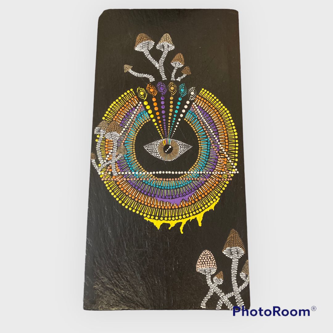 Nan-C-Lee Large Hand-painted slate tiles
