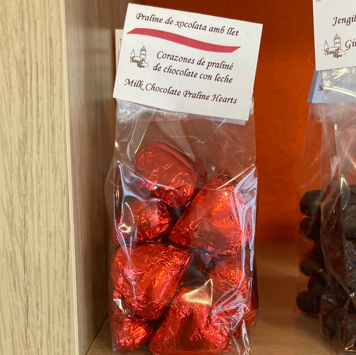 Milk Chocolate Praline Hearts