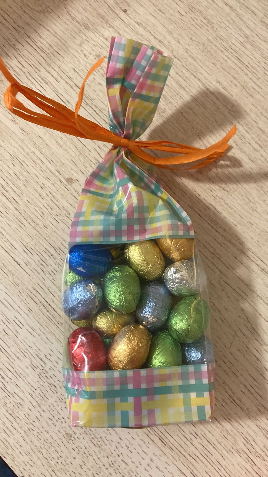 Foil-wrapped Chocolate Praline Eggs