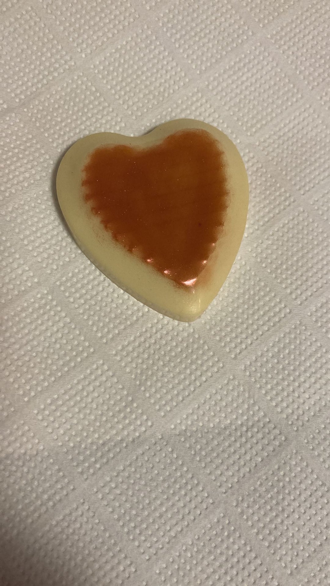 Painted Solid Chocolate Hearts