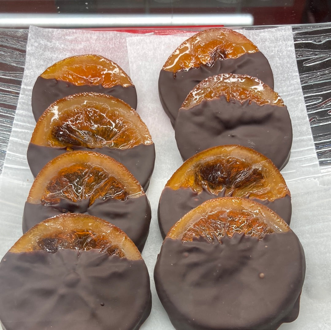 Chocolate-dipped Orange Slice