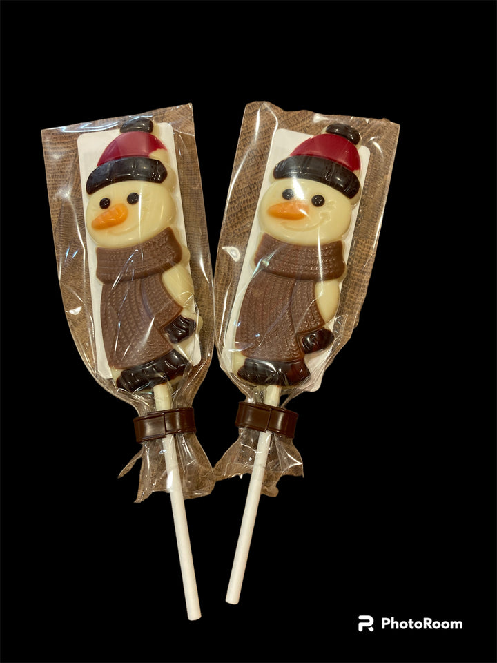 Christmas Chocolate Lollipops