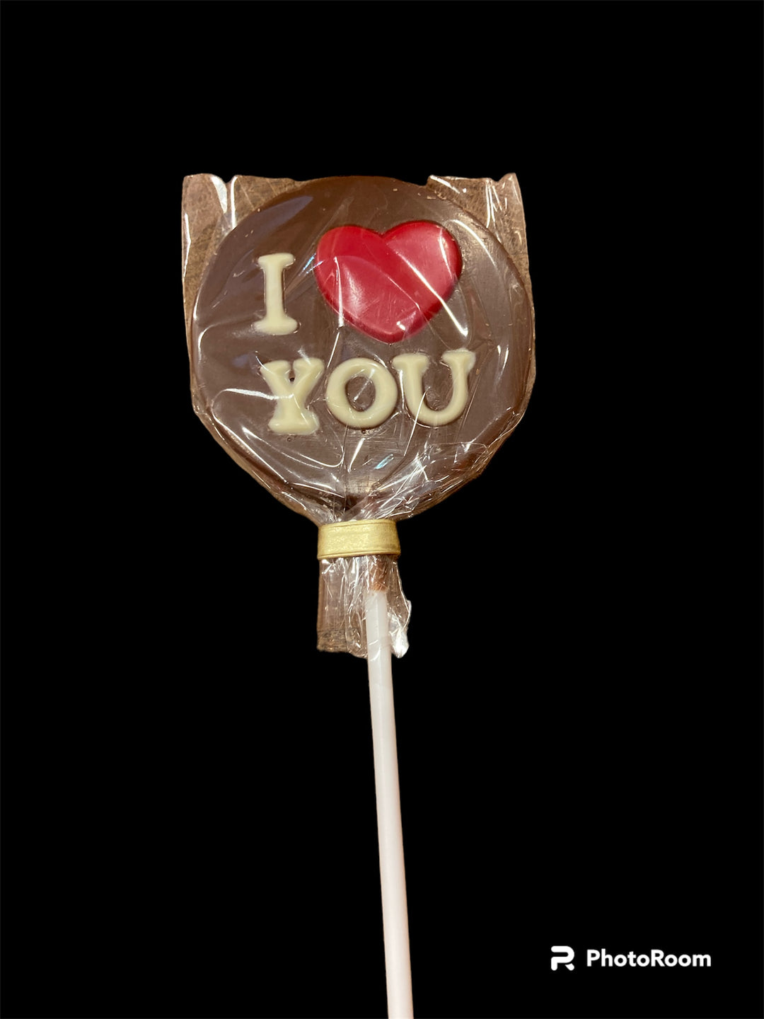 Chocolate I LOVE YOU Lollipop