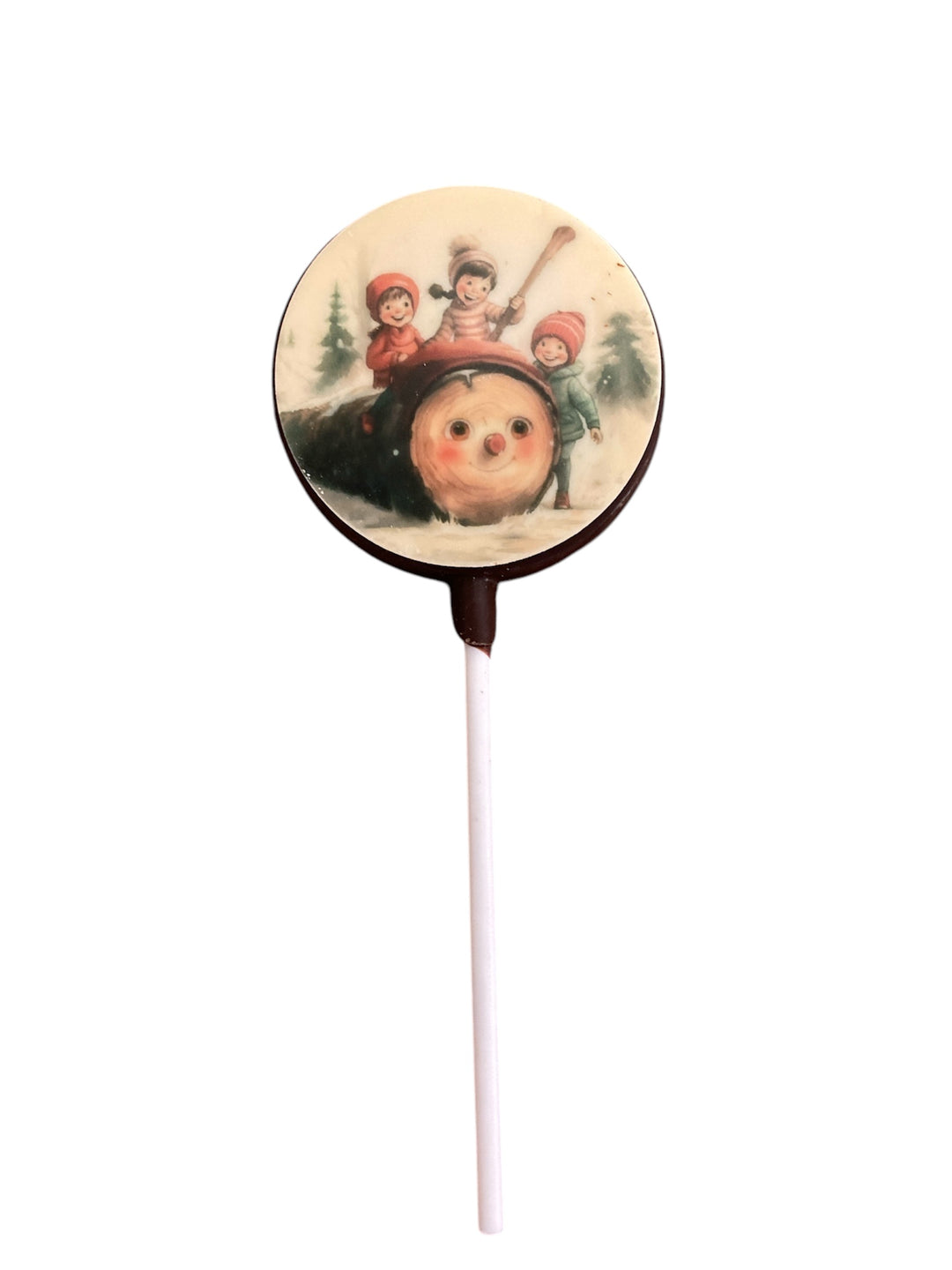 Christmas Chocolate Lollipops