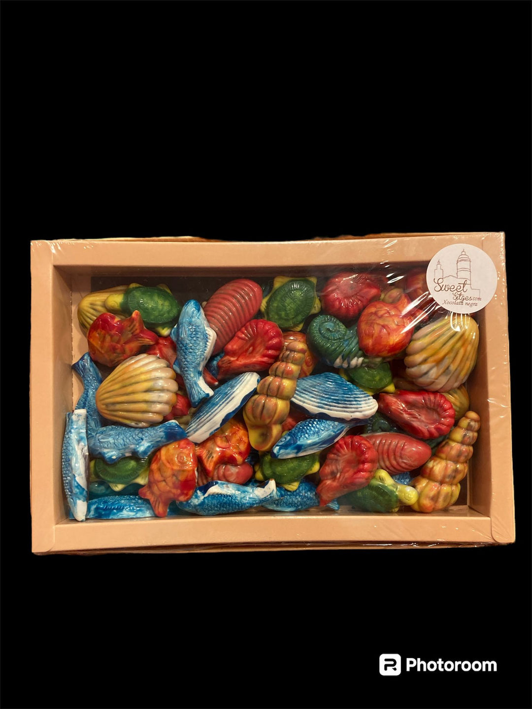 Colorful Chocolate Seashells